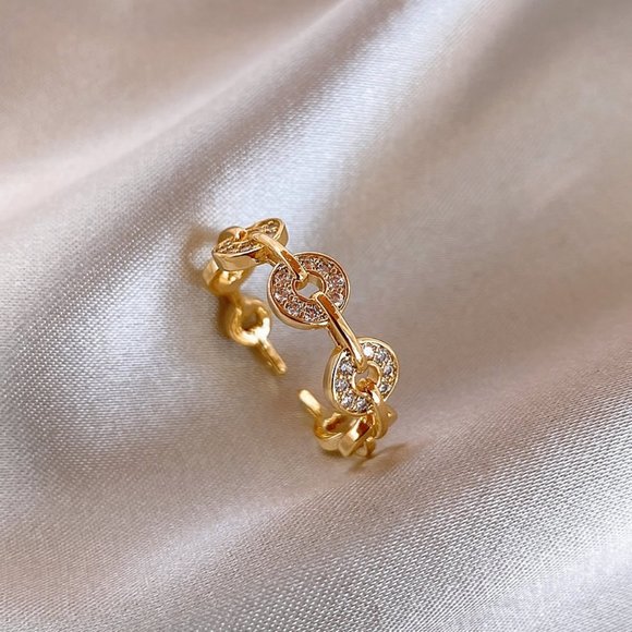 GOLICC Premium Zircon Open Ring - Picture 4 of 13